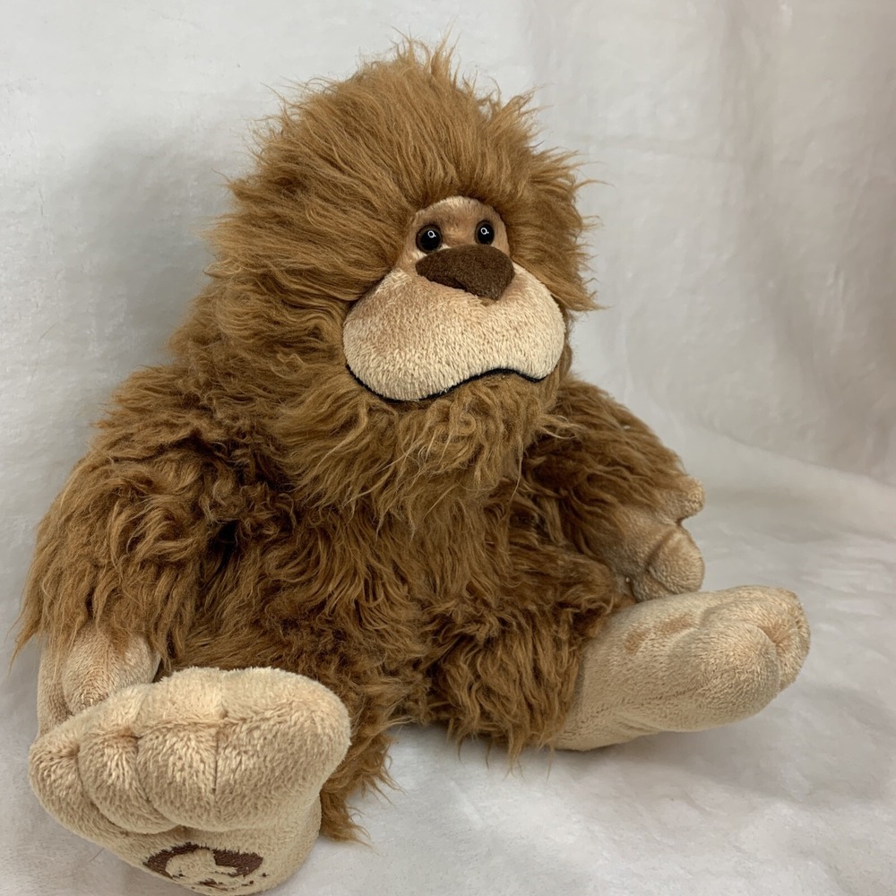 Aurora Big Foot Plush 9" Sasquatch Yeti Stuffed Animal Brown Stuffed Animal - Picture 3 of 12